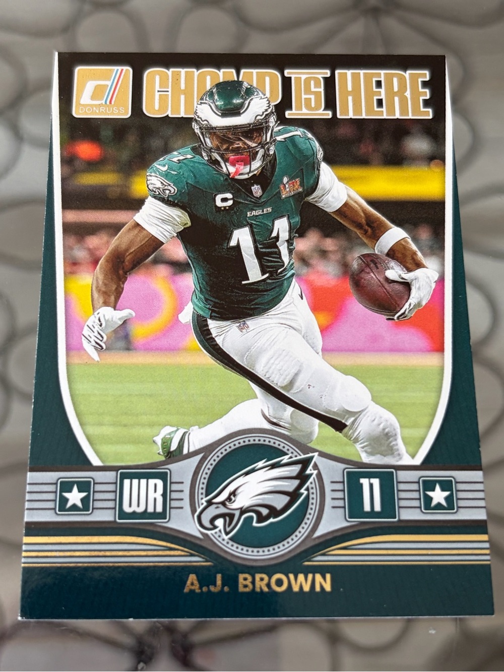 AJ Brown 2025 Panini Philadelphia Eagles NFL Football Card